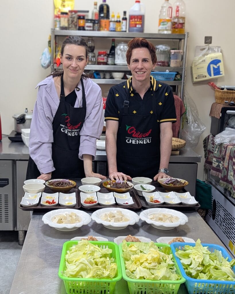 Chinese cooking class in Chengdu, Szechuan