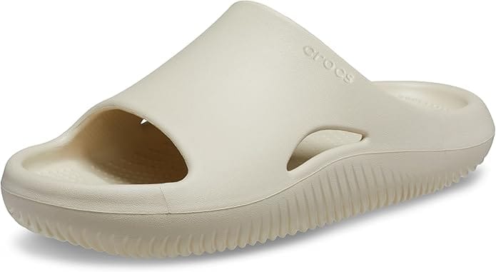 Croc slide sandals onboard yacht