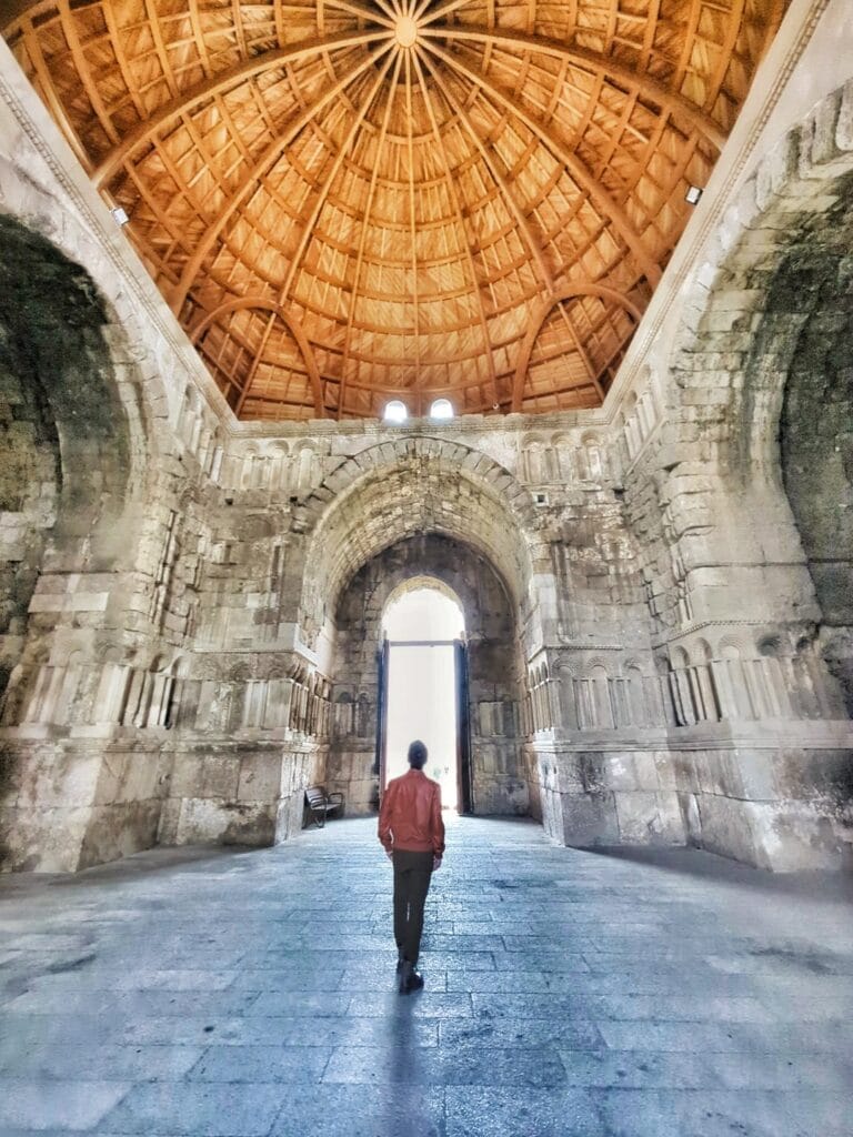 Scoot visits Amman citadel dome