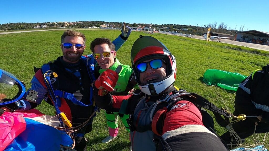 Tandem skydive Algarve completed with instructor at Skydive Seven