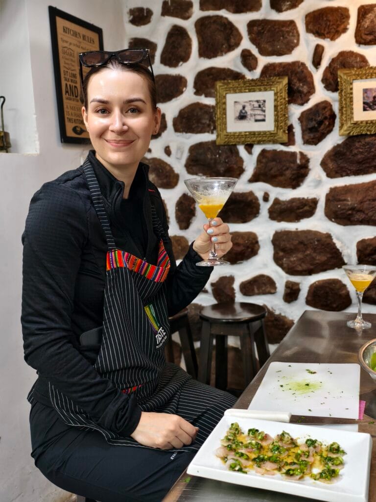 Ceviche and pisco sour cooking class in Peru