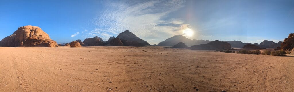 Wadi Rum Desert Panorama